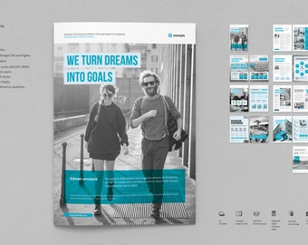 Corporate Brochure | Business Proposal Print Template | InDesign Template
