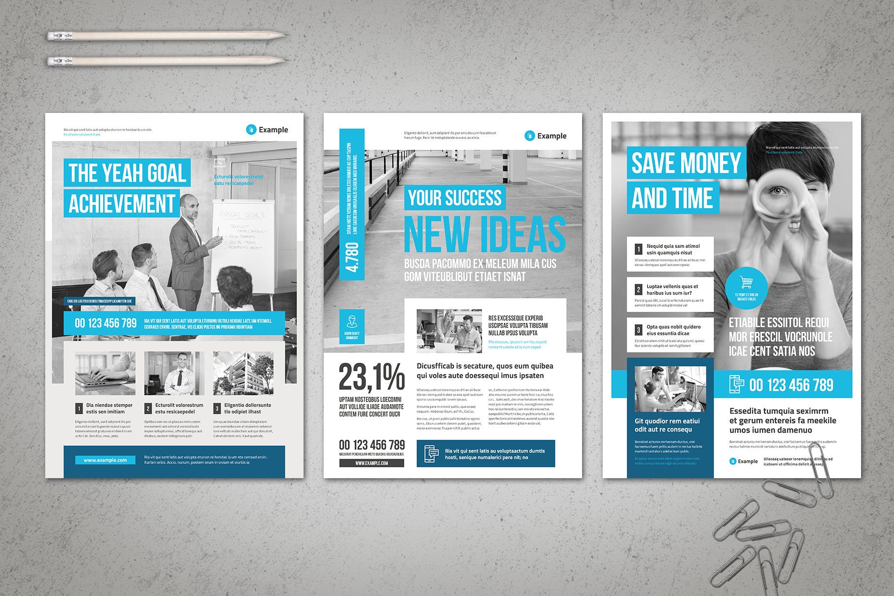 Flyer Print Vorlage | Firmenflyer | InDesign-Vorlage - Etsy.de