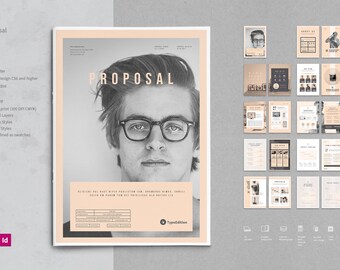 Proposal Print Template | InDesign Template | Word Template