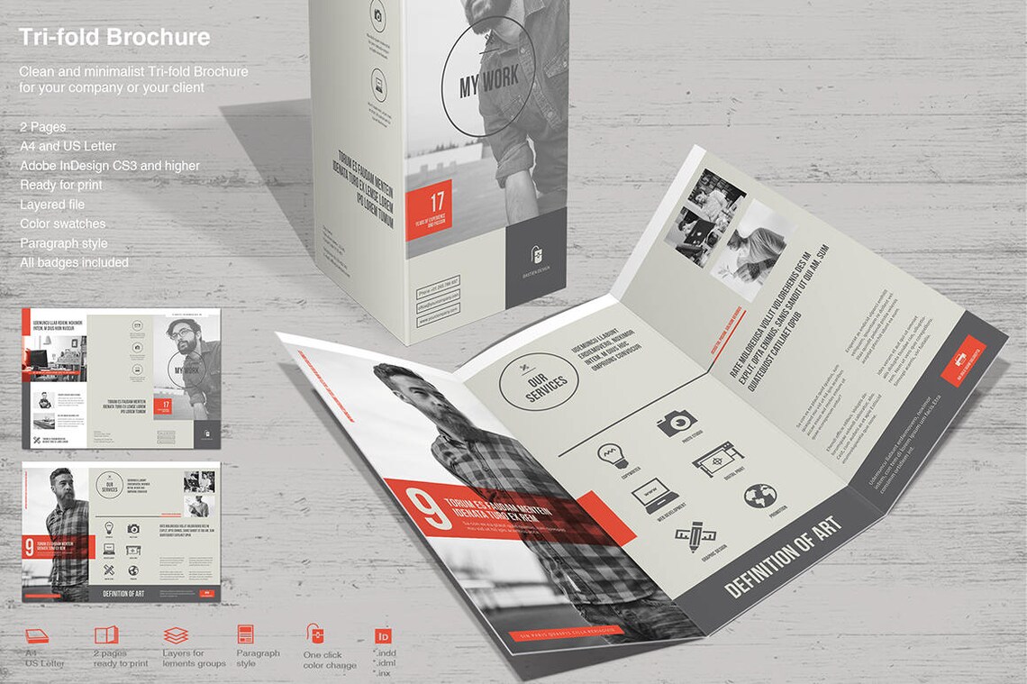 Tri Fold Brochure Size Indesign Tri Fold Brochure Size Indesign