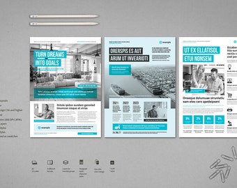 Corporate Flyer | Flyer Print Template | InDesign Template