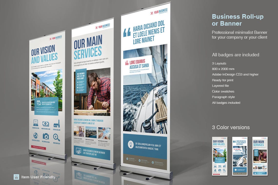 rollup banner templates for indesign rollup banner templates for indesign