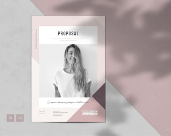 Plantilla de impresión de propuesta / Folleto de oferta / Plantilla de InDesign