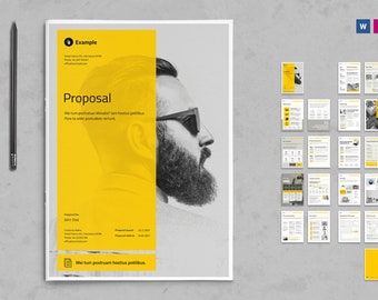 Business Vorschlag Druckvorlage | InDesign Vorlage | Word Vorlage