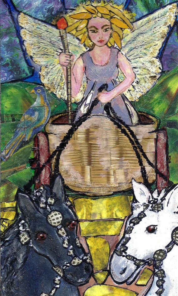 Der Wagen Tarot Kunstdruck Kunstdruck Tarot Kunstdruck Etsy