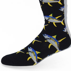 Fisch Socken, Thunfisch Socken, Angelsocken, Fischersocken, Herrensocken, Angeln, Angeln Geschenk, fischfüße