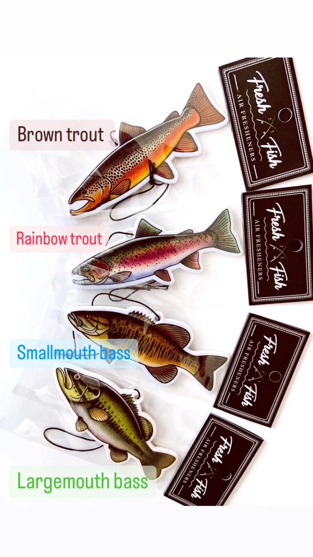 Fishing Gift, Air Fresheners, Fish, Fresh Fish Fisherman, Gifts for Him
