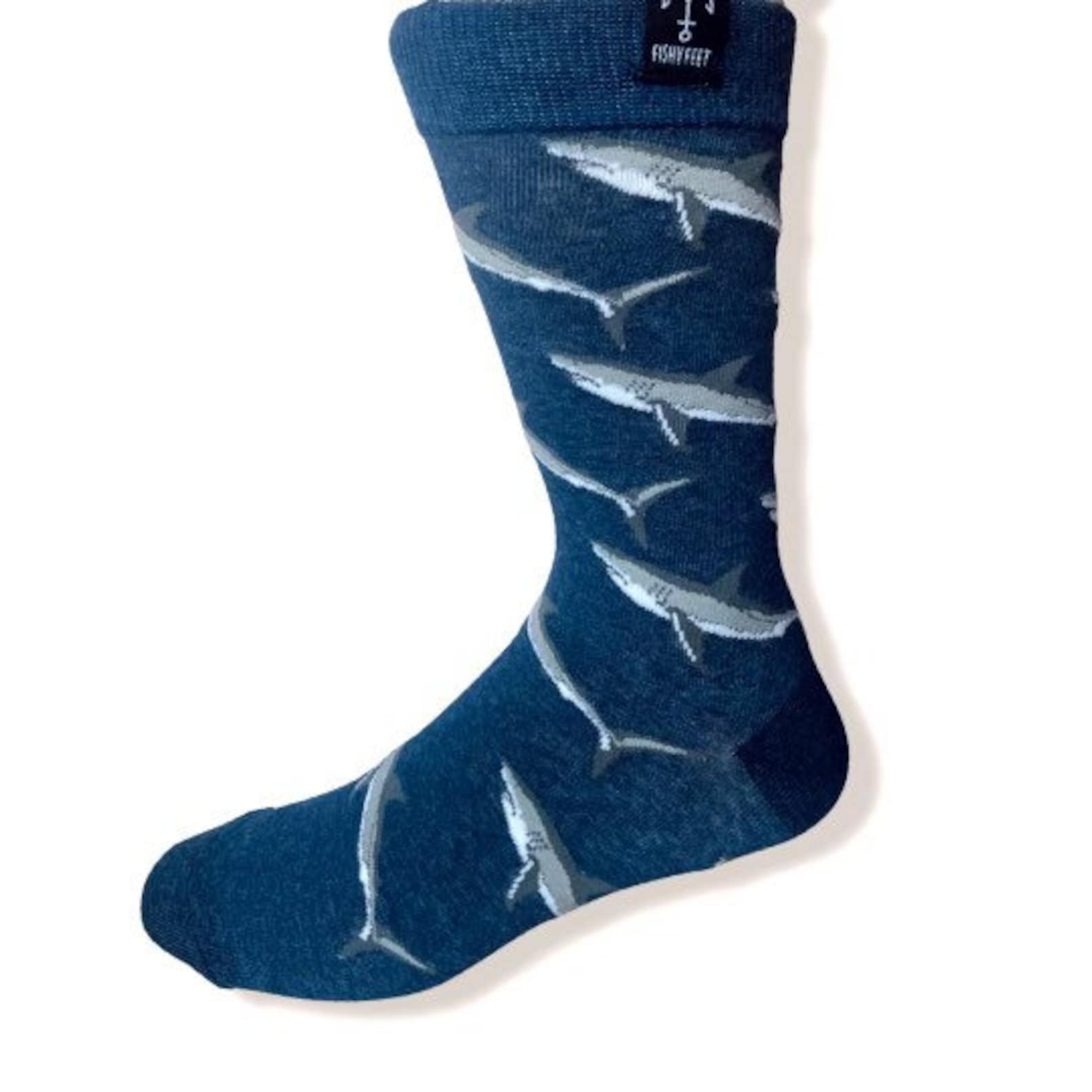 Fish Socks Shark Socks Fishing Socks Fisherman Socks Etsy