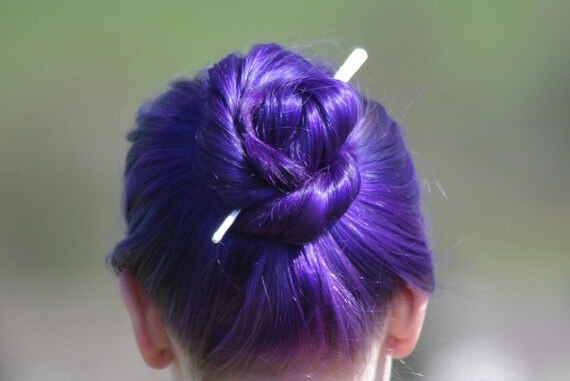 Thick Aluminium Hair Stick Eco Friendly Recycled Metal Hair Etsy