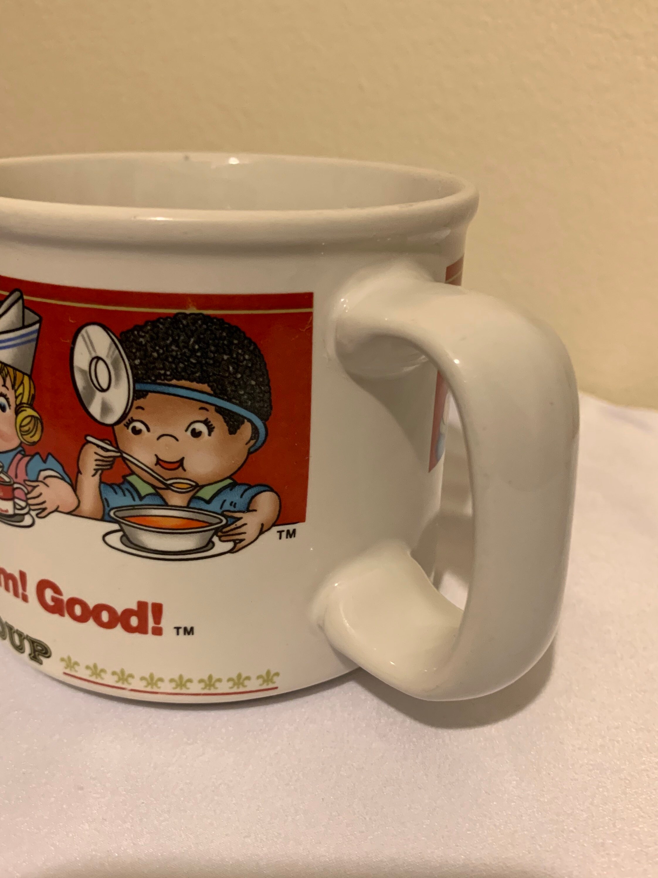 Campbell's Career Kids Soup Mug 1993 por West Wood. Etsy