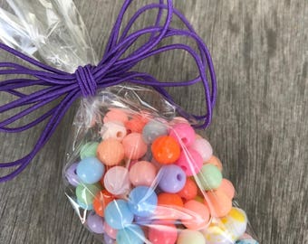Kids Party Bag - Set of 5 - Jewelry Making Set - Little Gifts