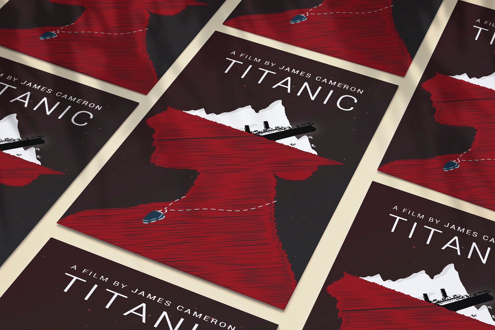 Titanic Poster Titanic Movie Poster Titanic Print Titanic Etsy