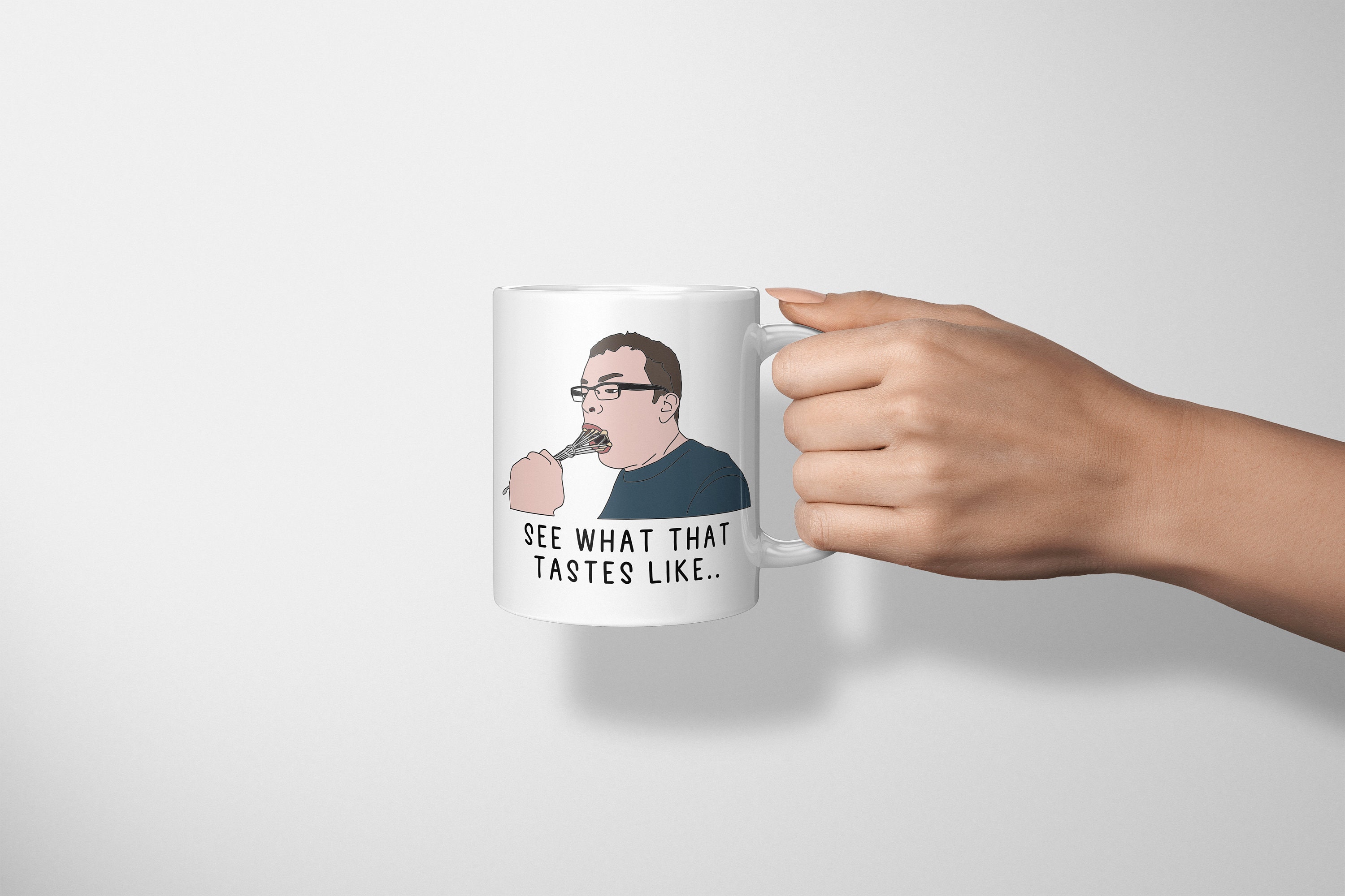 Come Dine With Me Whisk Mug Whisk Guy Meme Whisk In Mouth Etsy