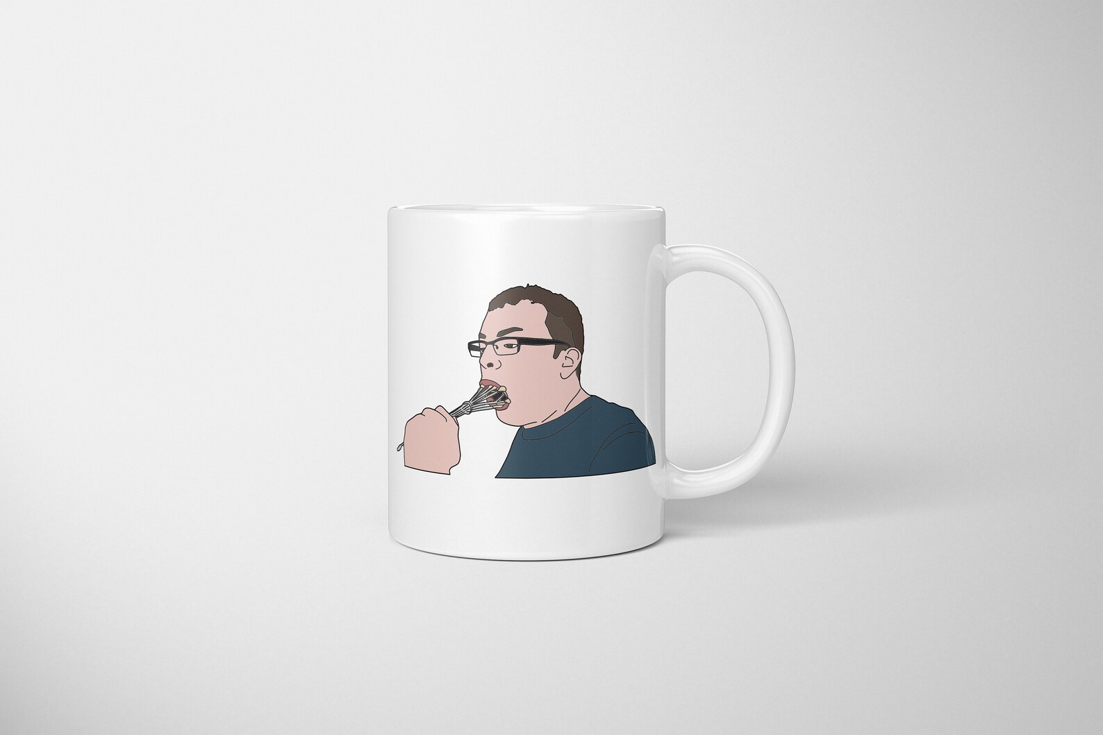 Come Dine With Me Whisk Mug Whisk Guy Meme Whisk In Mouth Etsy