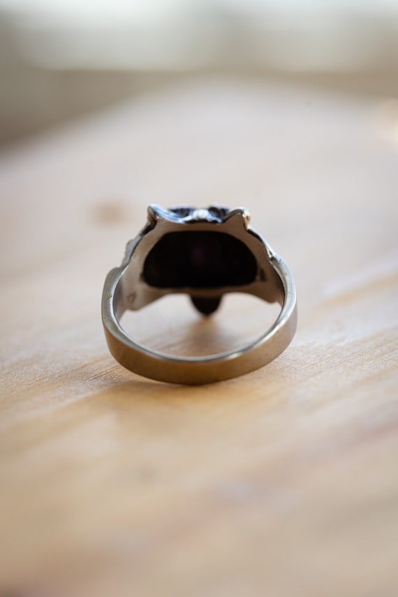 Stainless Steel Wolf Ring Size 12 - image 6