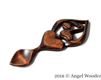 Baby Shower Welsh Love Spoon