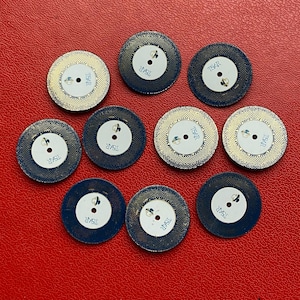 Lot of 10 Watch Dials, Vintage Watch Faces, Steam Punk Art