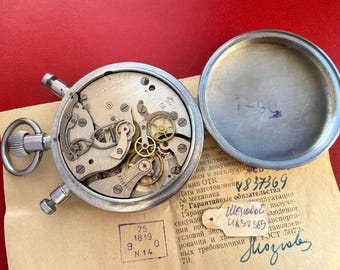 SLAVA ストップウォッチ ソビエト製 ヴィンテージ クロノメーター 機械