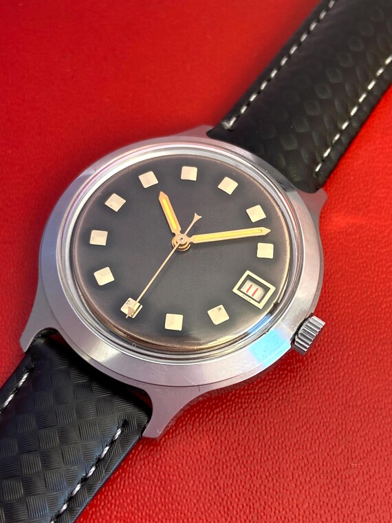 Vintage Vostok Watch 1980s, Wostok Stop Second, Minimalist Wristwatch, Mechanical Men's Watch, Gift for Christmas