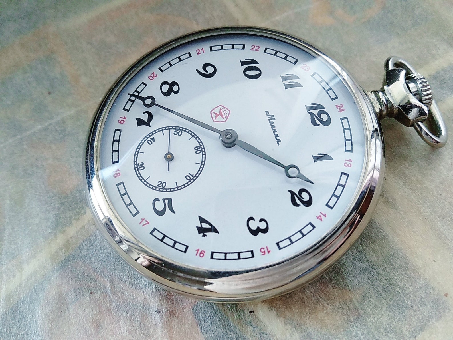 Orologio Meccanico Orologi Russi Molnija Molnija Orologio Da Tasca