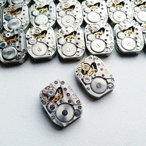 Watch Parts - Steampunk finding - Cuff links supplies - size 18 mm , 2 types 10 pc.
