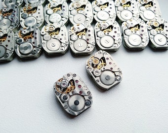 Horlogeonderdelen Vintage Mechanismen 28 st. Steampunk-bewegingen: 18 mm, 2 soorten
