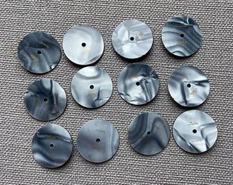 Lot of 12 Gray Watch faces, Vintage Watch Dials, Steam Punk Art