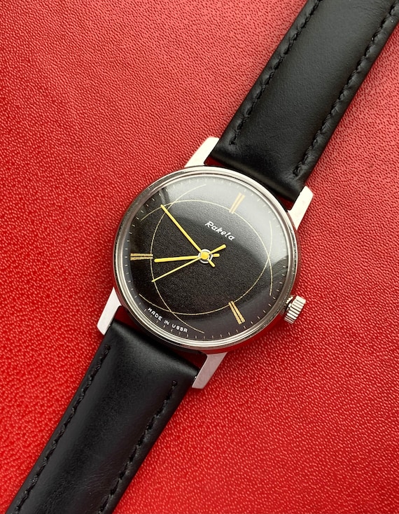 Vintage Wristwatch 1980s, Raketa Soviet Watch, Re… - image 1