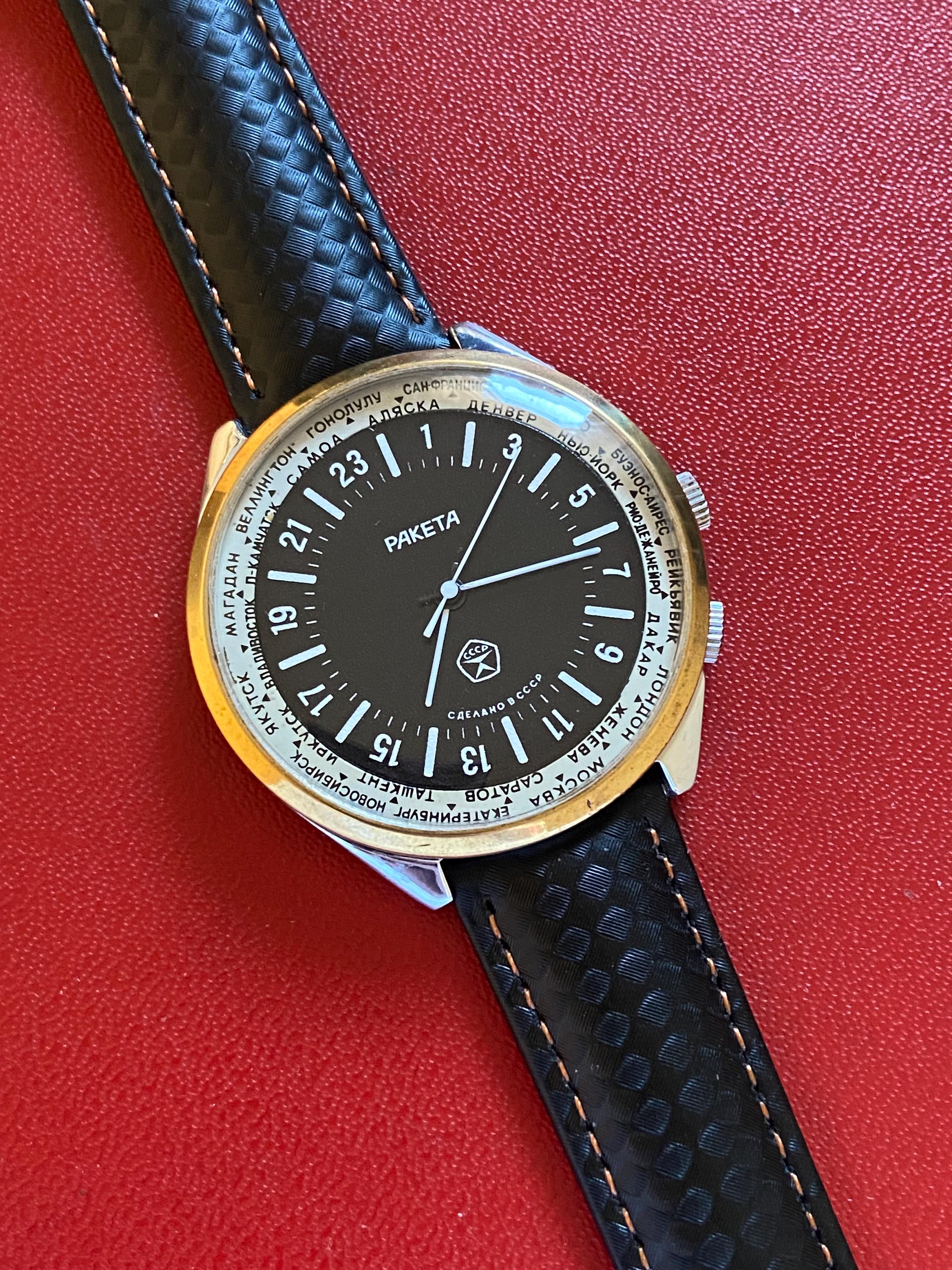 RAKETA 手巻き シルバー文字盤 機械式腕時計 ビンテージ メッシュ 