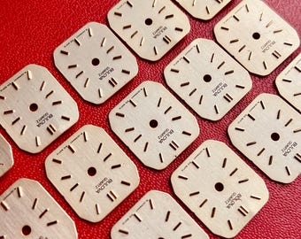 Lot of 10 Vintage Watch Dials, Paired Watch faces, Steam Punk Art