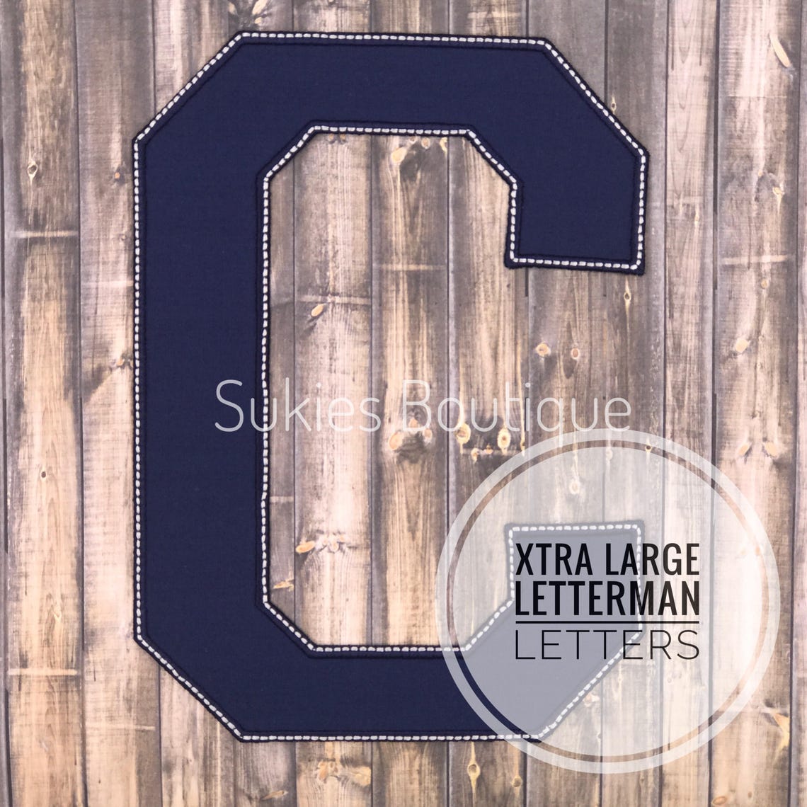 Extra large letterman letters 8inches Iron on or sew on Etsy