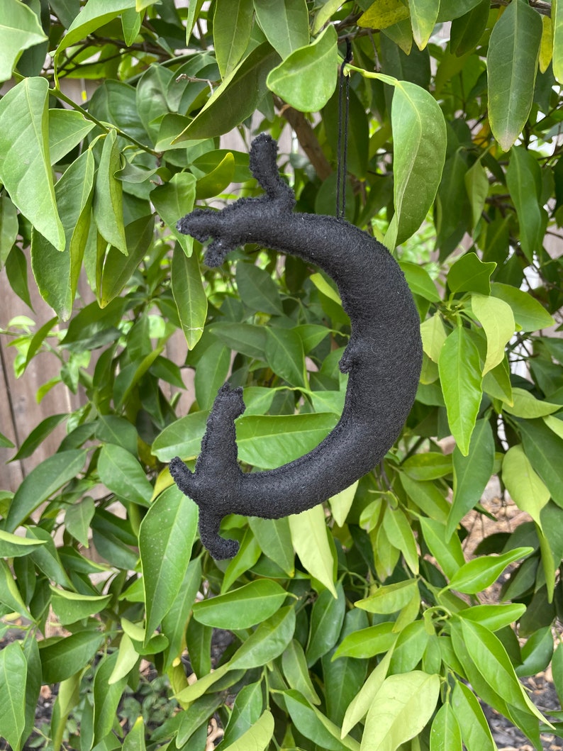 Playful Kittens Ornament Black Cat Gift Felt Ornament Cat Etsy