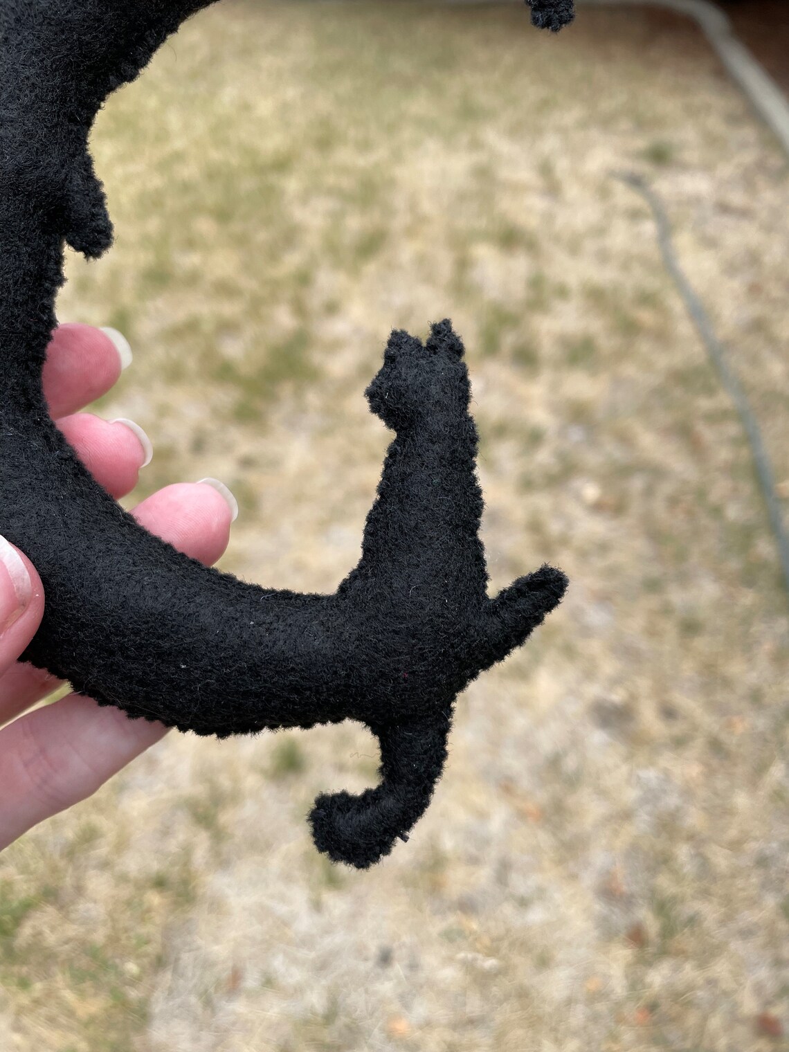 Playful Kittens Ornament Black Cat Gift Felt Ornament Cat Etsy