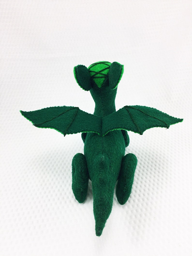 Green Dragon Plushie stuffed animals handmade plushies Etsy