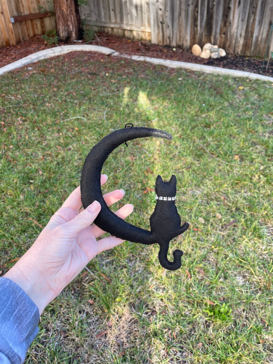 Black Cat Ornament Cat Decor Pet Ornament Felt Animals Etsy