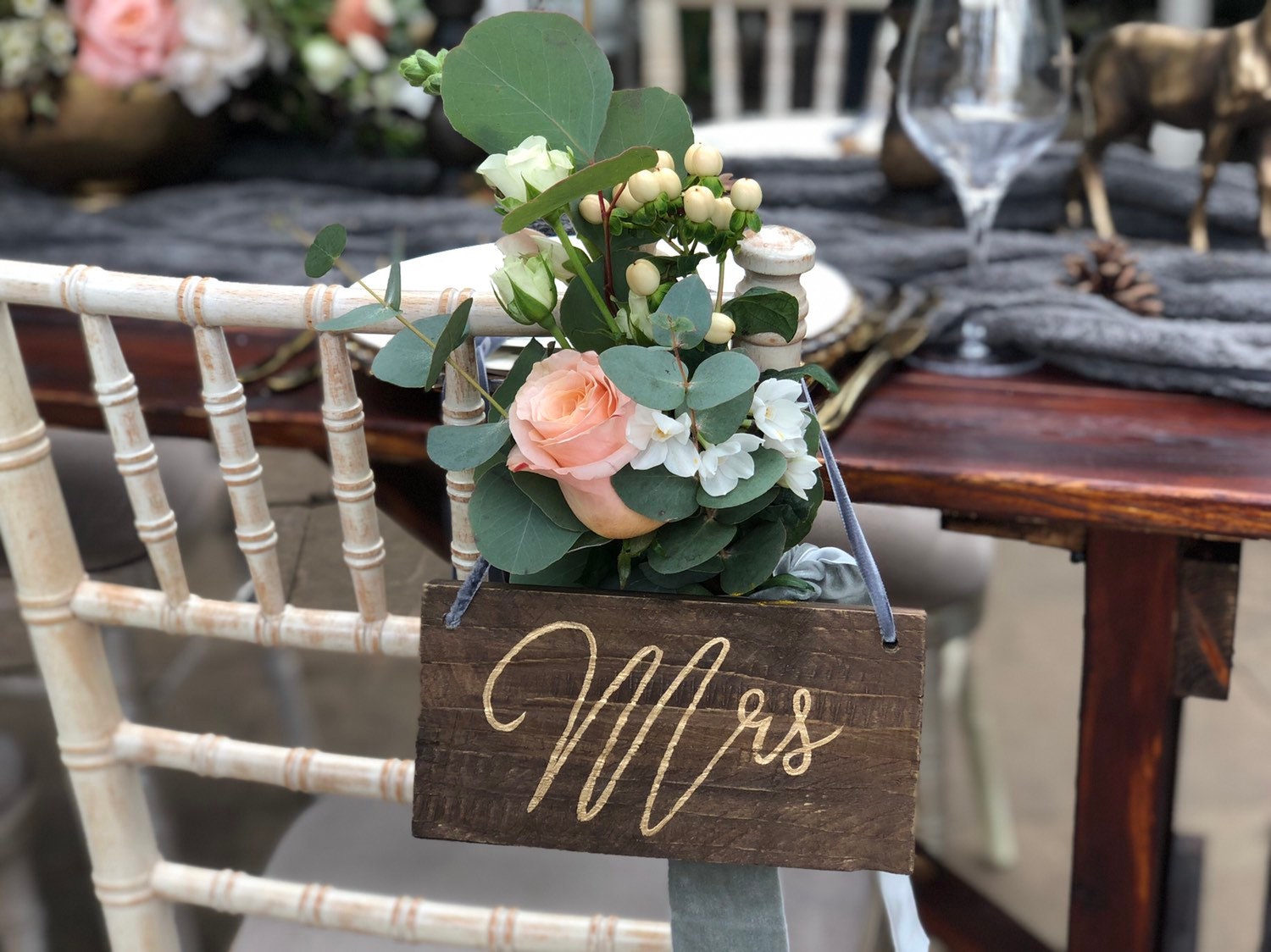 New Rustic Table Number Cards 10cm x 10cm x 2cm //50