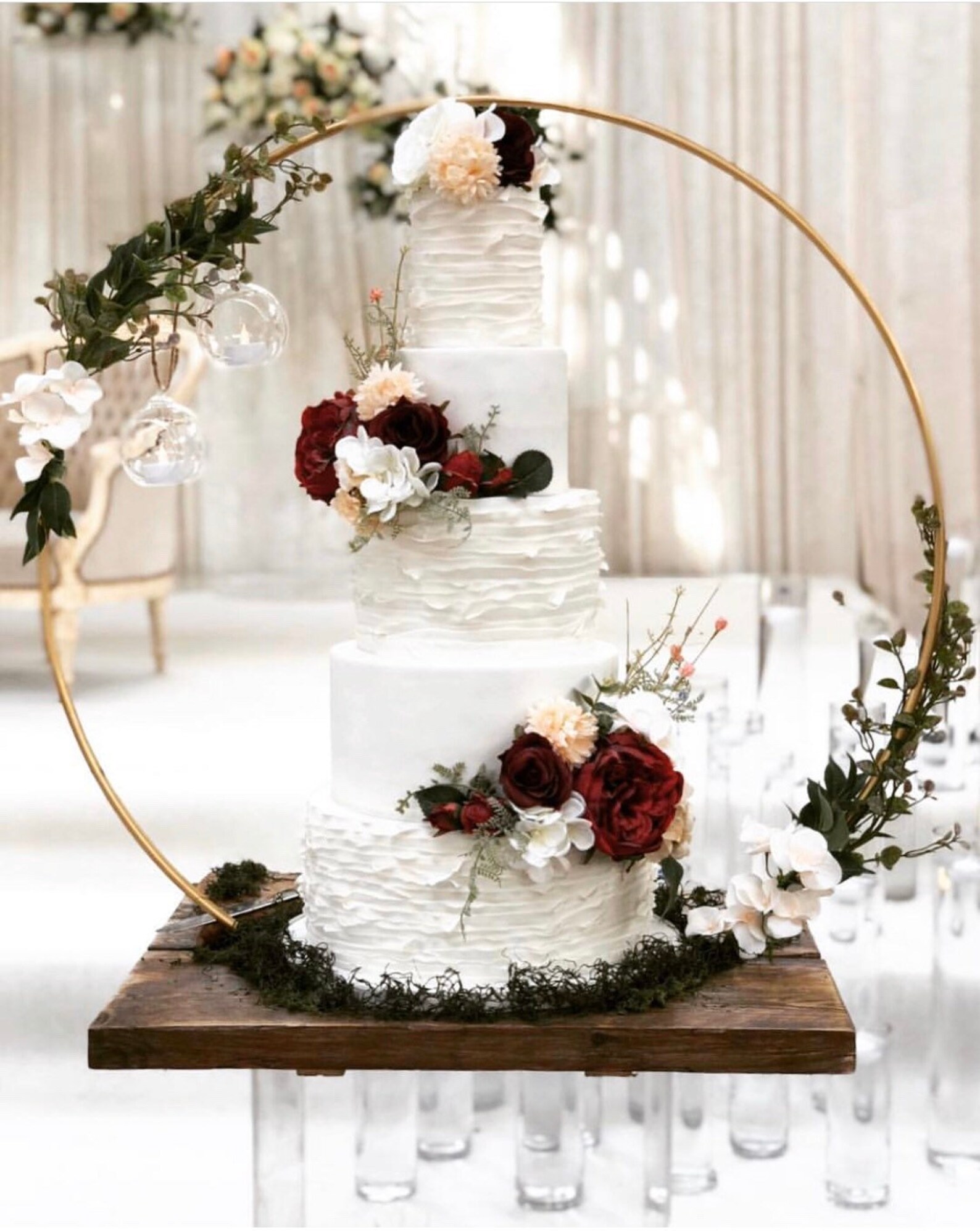 Cake Hoop Stand. Hoop and Base Sold Separately Made With Etsy