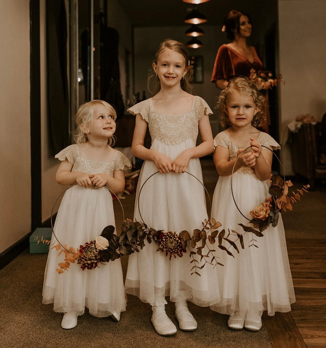 Bridesmaid and top flower girl