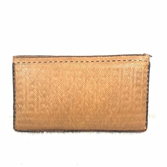 woven clutch purse