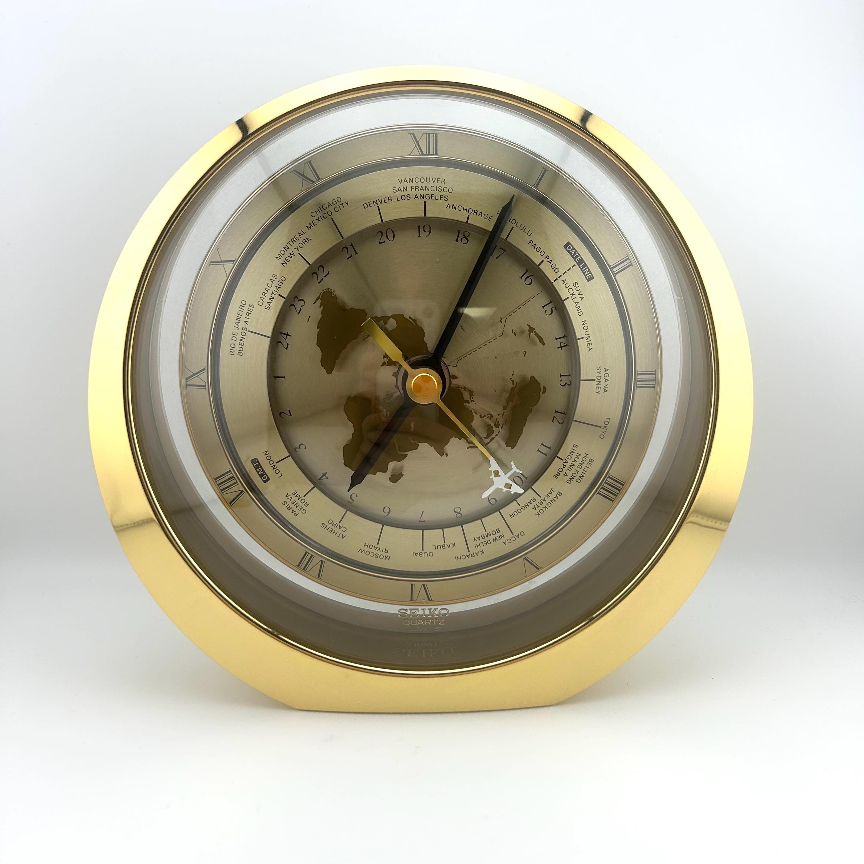 Desk Clock Seiko - Etsy