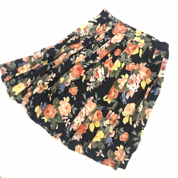 Vintage Star Of India 26” Waist Mini Skirt Pleated