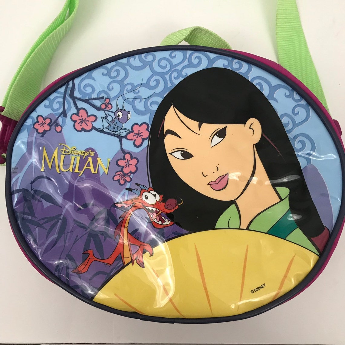 Vintage Mulan Lunch Box Bag Purse Disney 90s RARE Mushu Etsy