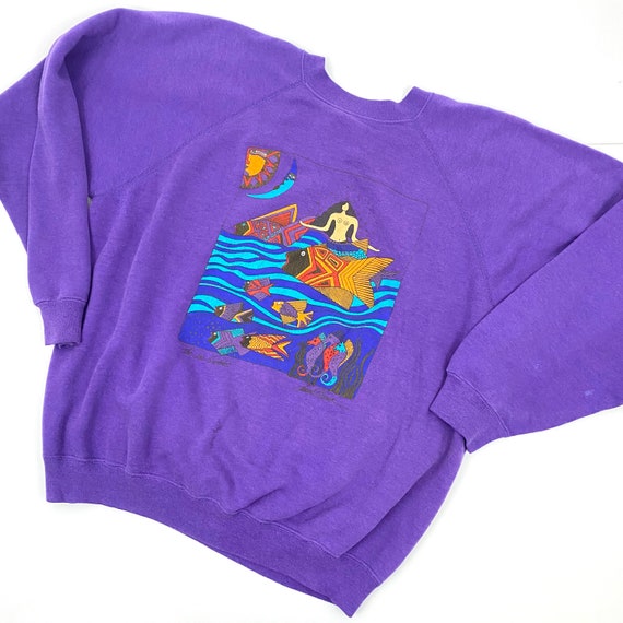 Vintage Lauren Burch XL Crewneck Sweatshirt Mermai