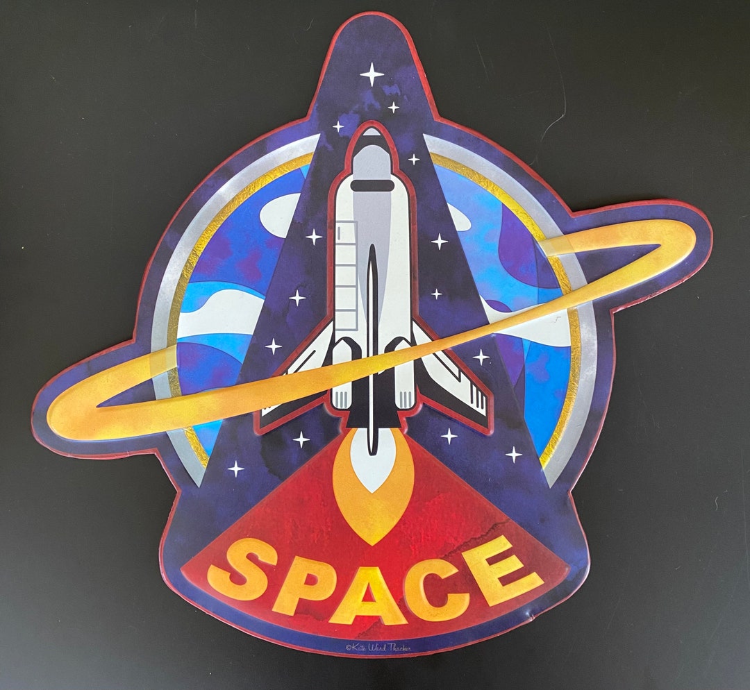 Space Machine Sign Space Rocket Ship Outer Space Galaxy Embossed Metal Sign - Etsy