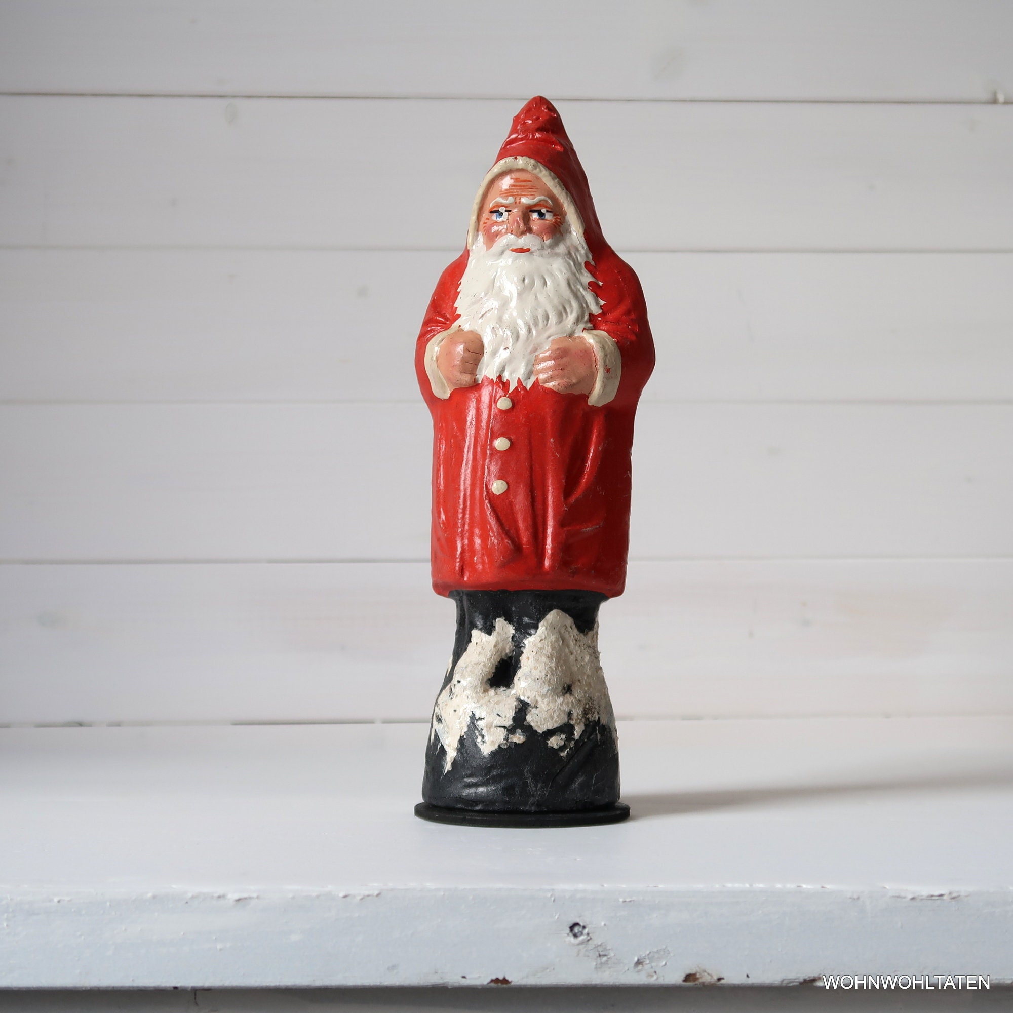 Analytisch Sluimeren Vooruitgaan Oude Kerstman gemaakt van papier-maché Grote Kerstman voor - Etsy Nederland