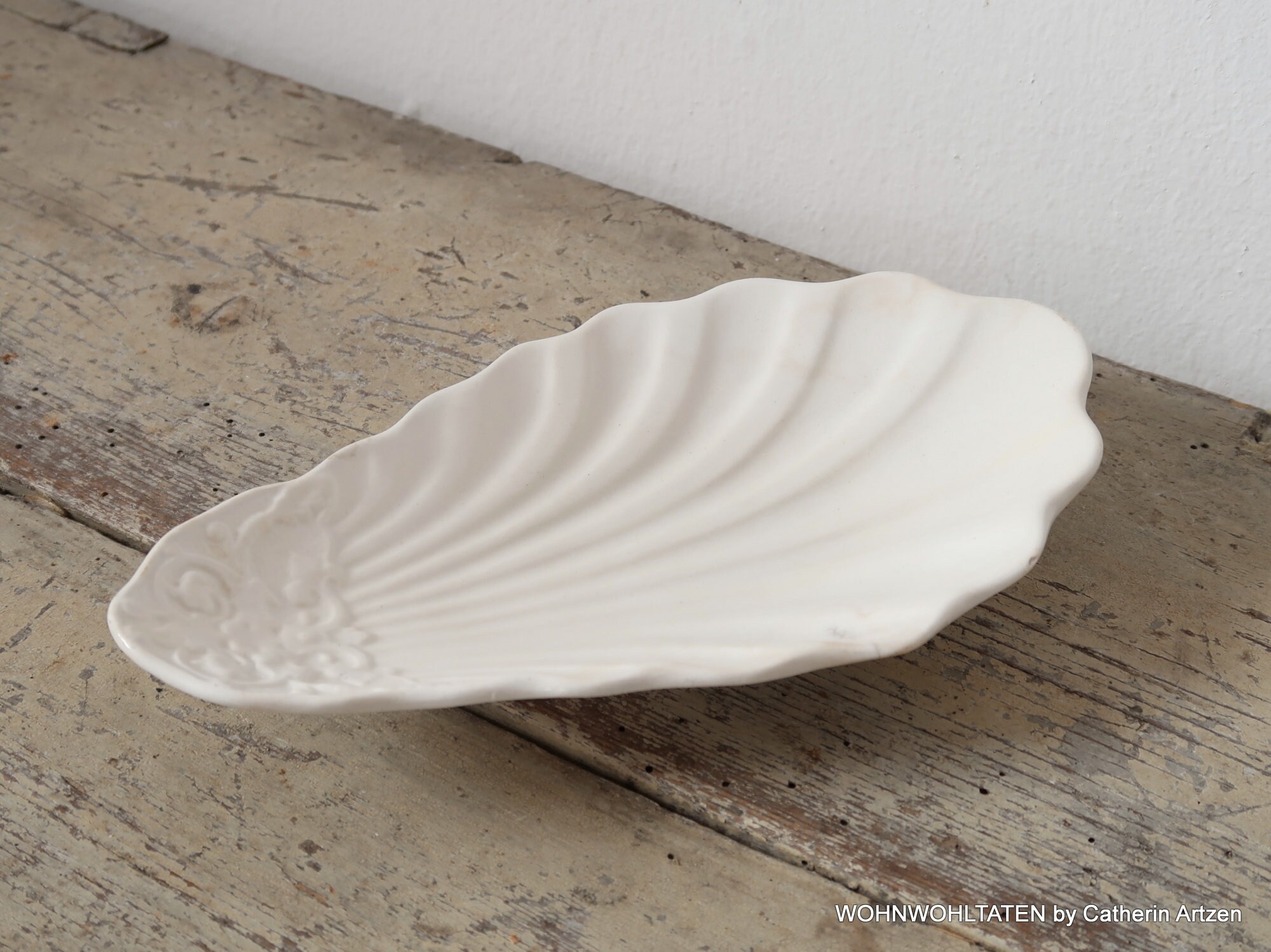 Antike weiße Keramikschale Längliche Keramikschüssel in | Etsy