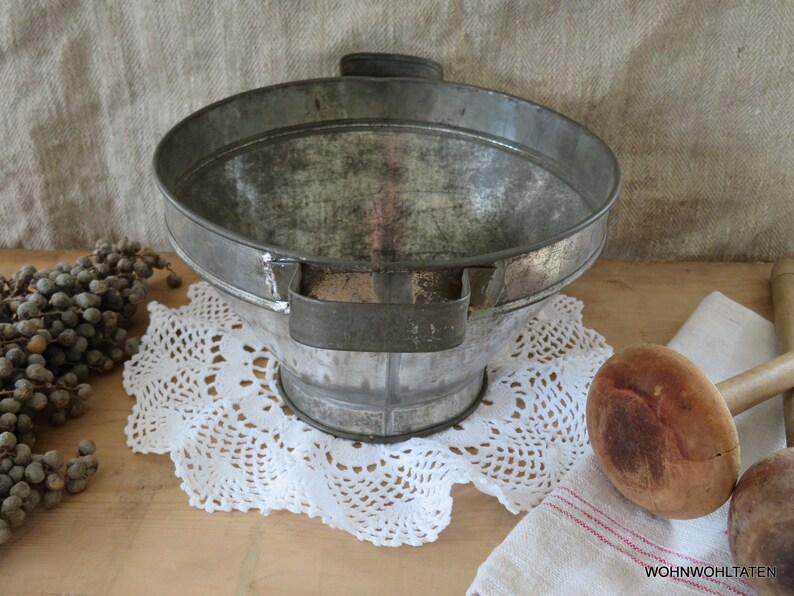 Antique Round Hair Sieve With Handles Vintage Strainer on Etsy