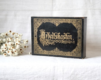未開封　NAPOLEON　一部箱付き　3本セット Antique Napoleon III Box Black Lacquered Papier Mache With