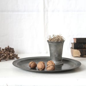 アンティーク / ピューター / トレイ / 錫 / arts & crafts / テーブル