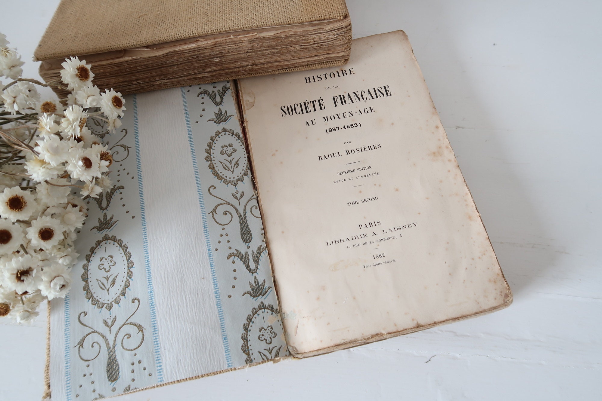 素敵なアンティーク本 2冊セット フランス ディスプレイ 素敵な